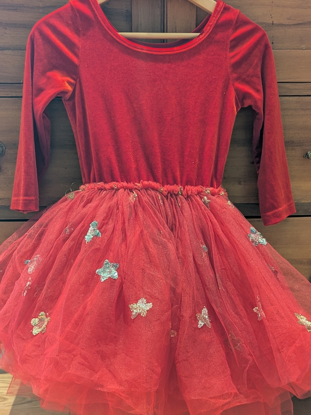 Only Little Once OLO Red Star Tulle Dress-Up Costume for Kids